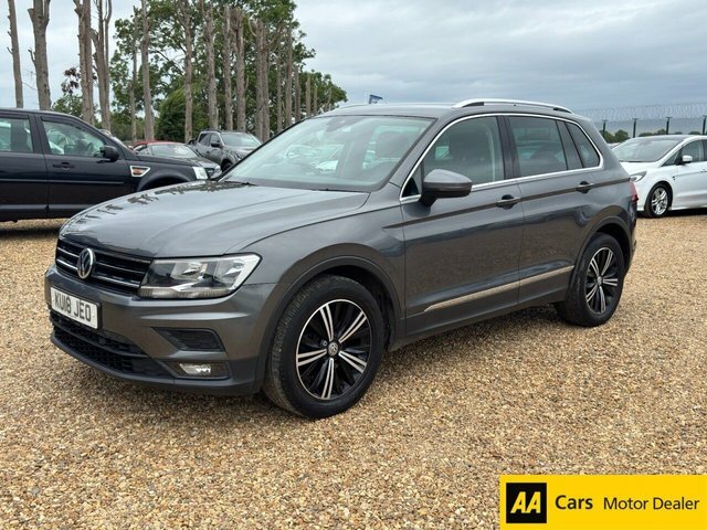 Volkswagen Tiguan 2.0 Tdi Se Navigation Suv Dsg Euro 6 S KU18JEO Grey #3