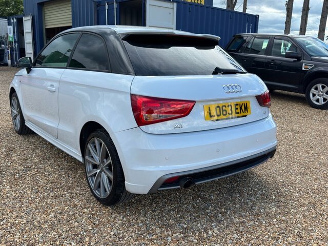 Audi A1 1.6 Tdi S Line Style Edition Hatchback LO63EKM White #6