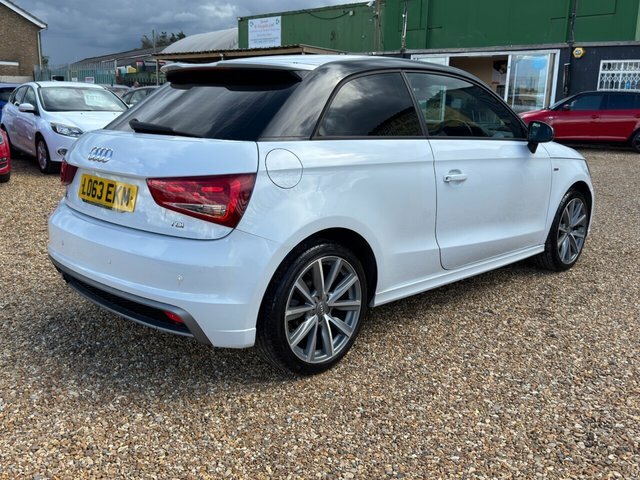 Audi A1 1.6 Tdi S Line Style Edition Hatchback LO63EKM White #5