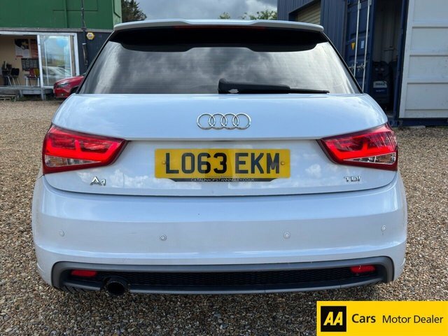 Audi A1 1.6 Tdi S Line Style Edition Hatchback LO63EKM White #4