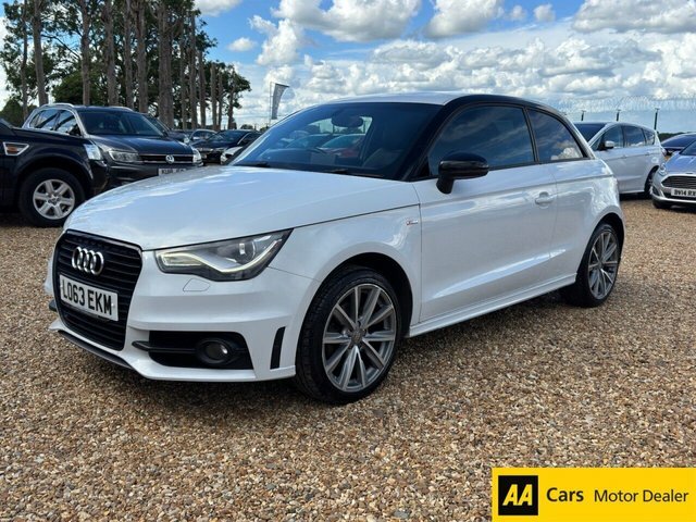 Audi A1 1.6 Tdi S Line Style Edition Hatchback LO63EKM White #3