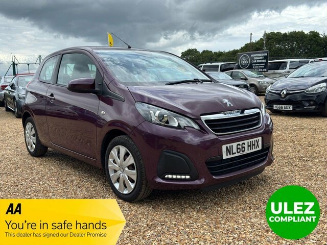 Peugeot 108 1.0 Active Hatchback Euro 6 68 Purple