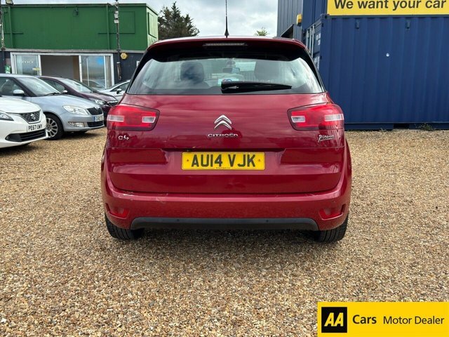 Citroen C4 Picasso 1.6 E-hdi Airdream Exclusive Mpv Red #4