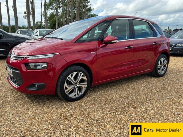 Citroen C4 Picasso 1.6 E-hdi Airdream Exclusive Mpv Red #3