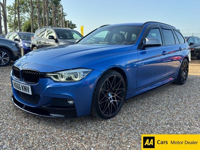 BMW 3 Series 2.0 320D M Sport Touring Euro 6 S Blue #3
