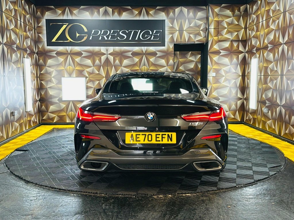 BMW 8 Series Coupe Black #4