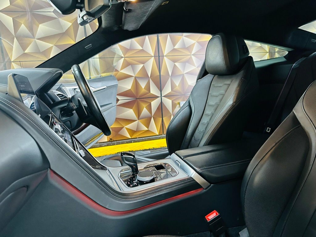 BMW 8 Series Coupe Black #3