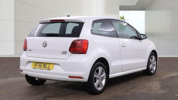 Volkswagen Polo 1.2 Tsi Bluemotion Tech Match Euro 6 Ss White #6