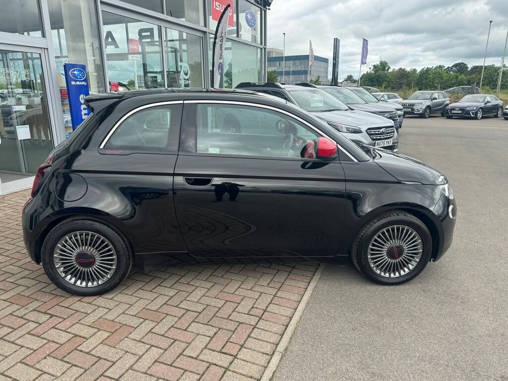 Fiat 500E 42Kwh Red Hatchback 118 Ps CE72NUA Black #5