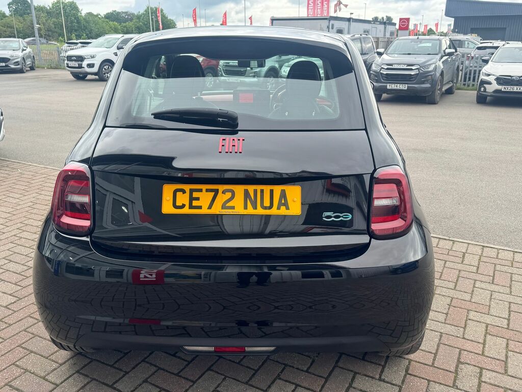 Fiat 500E 42Kwh Red Hatchback 118 Ps CE72NUA Black #6