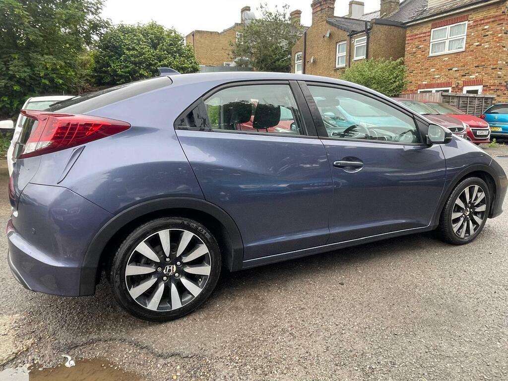 Honda Civic 1.8 I-vtec Se Plus Euro 5 Blue #6