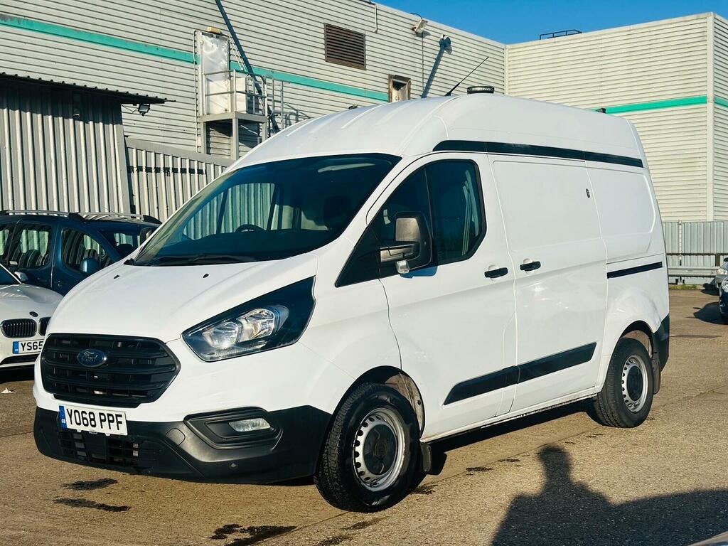 Ford Transit Custom Panel Van 2.0 300 Ecoblue L1 H2 Euro 6 20186 YO68PPF White #2