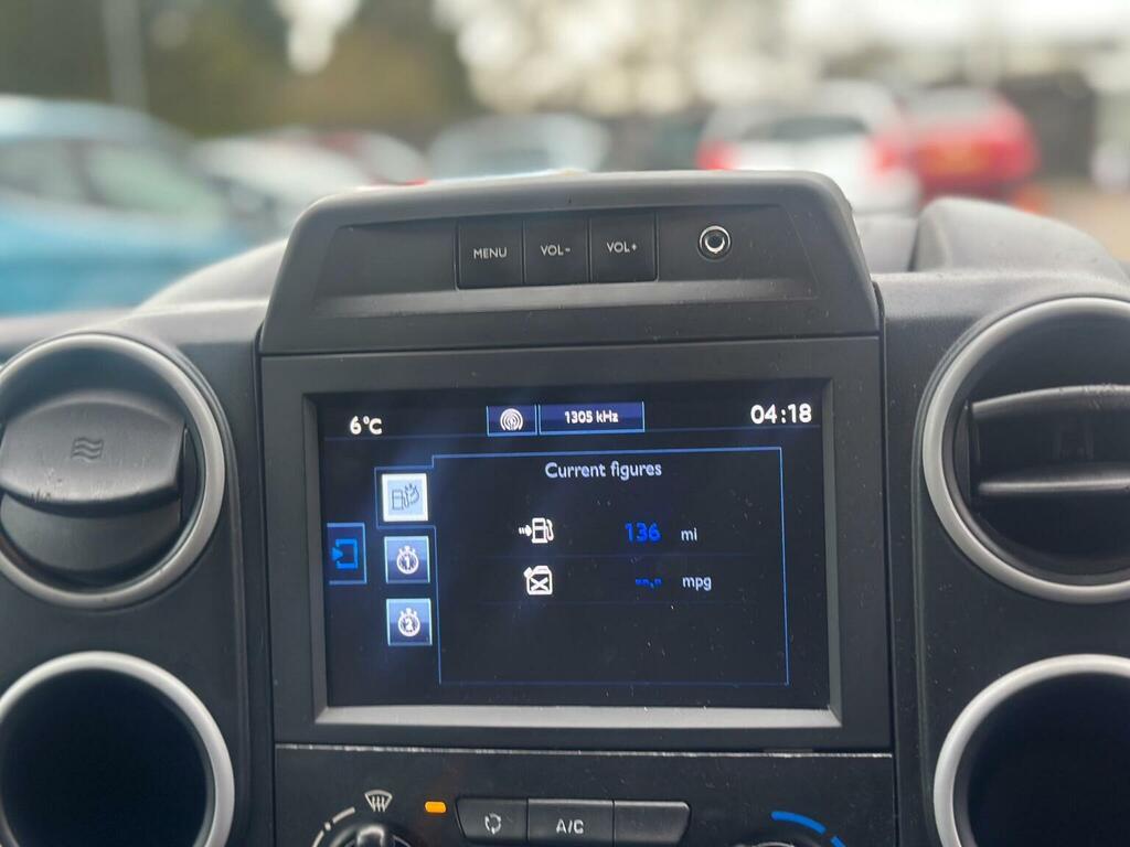 Peugeot Partner Panel Van 1.6 Bluehdi 855 Professional L1 Stop White #6