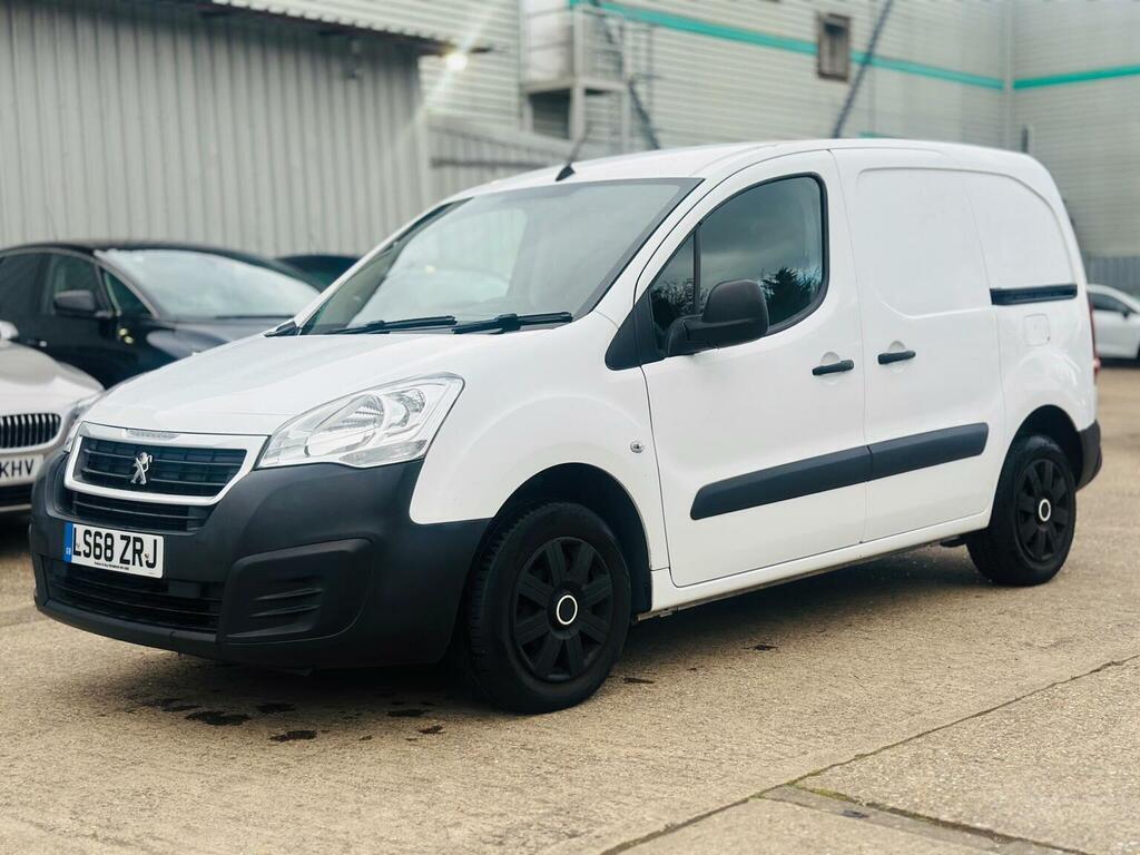 Peugeot Partner Panel Van 1.6 Bluehdi 855 Professional L1 Stop White #2