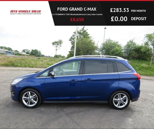 Used 14 Ford Grand C Max 1 6 Titanium X Tdci On Finance In Dundee 159 Per Month No Deposit