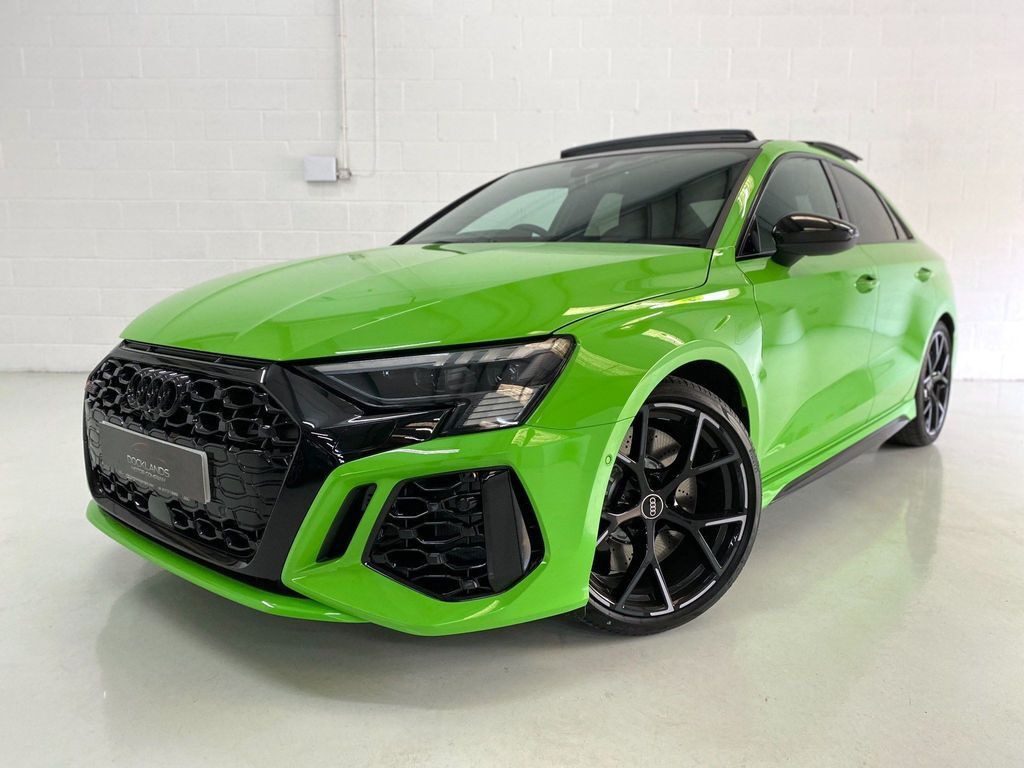 Compare Audi RS3 2.5 Tfsi Vorsprung S Tronic Quattro Euro 6 Ss PN22LHP Green