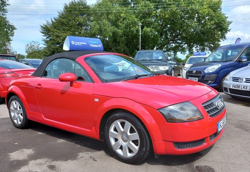 Compare Audi TT Roadster 150 HJ55VYX Red
