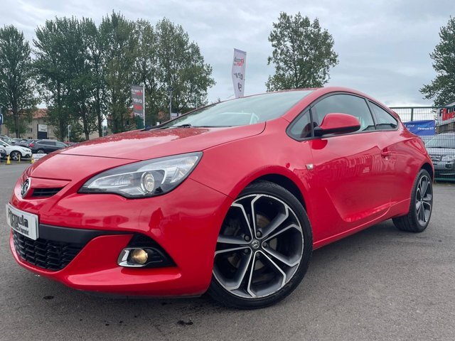 Compare Vauxhall Astra GTC 1.4 Limited Edition Ss 118 Bhp SL15BVF Red