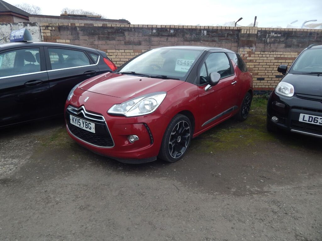 Compare Citroen DS3 Dsire Blue KY15YBG Red