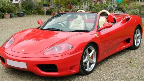 Compare Ferrari 360 Ferrari C8TOY Red