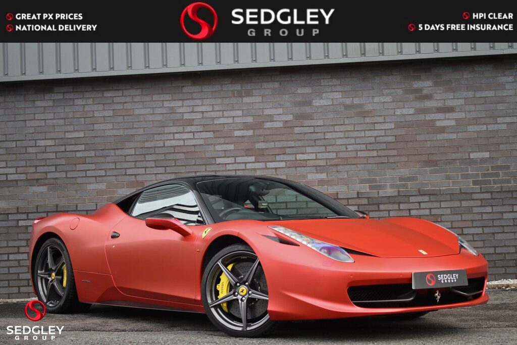 Compare Ferrari 458 4.5 Italia Seq SE00LEY Red