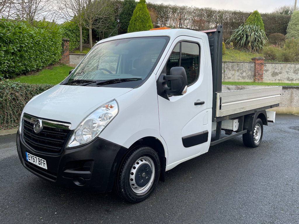 Compare Vauxhall Movano L2h1 F3500dropside Fully EY67BFF White
