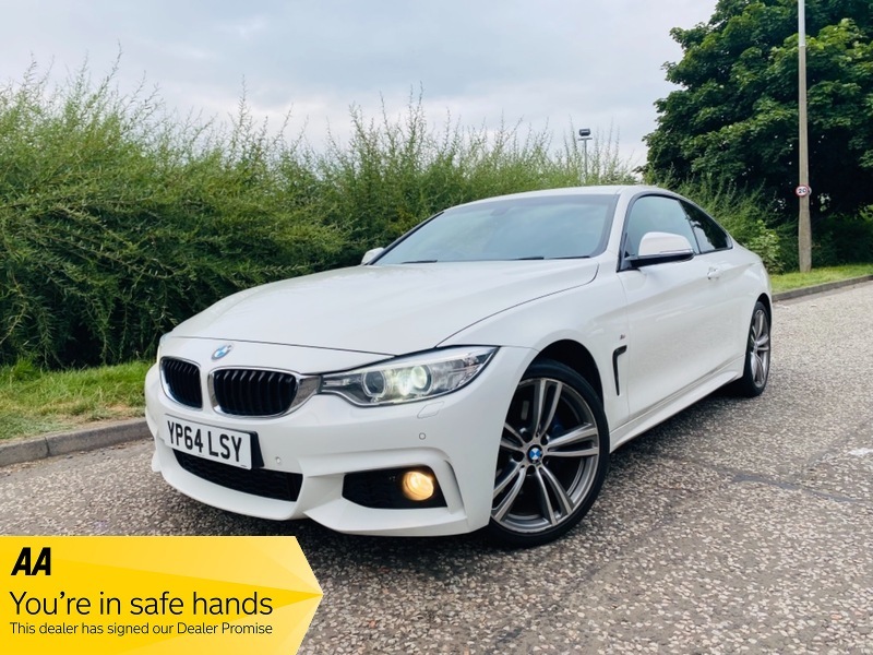 Compare BMW 4 Series 420D Xdrive M Sport YP64LSY White