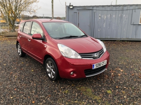 Compare Nissan Note N-tec SD61CFJ Red