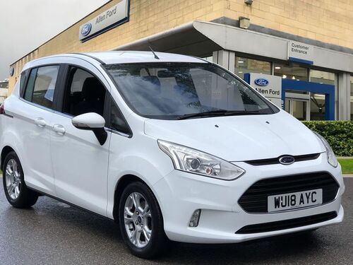 Used 18 Ford B Max Wu18ayc 1 4 Zetec Navigator 5dr On Finance In Ford Bath 163 Per Month No Deposit