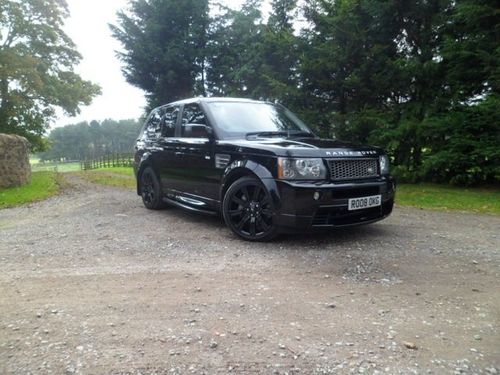 Compare Land Rover Range Rover Sport Tdv8 Hst E4 RO08OKG Black