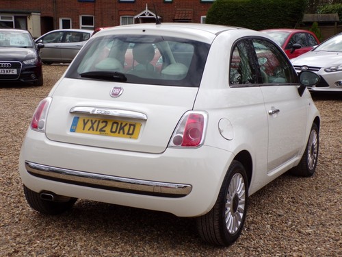 Used 2012 Fiat 500 1.2L LOUNGE on Finance in North Walsham 