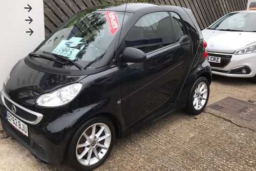 Used 12 Smart Fortwo Coupe Ef62bju 2dr Coupe 1 0 Passion Mhd On Finance In Wj King Trade Centre Dartford 64 Per Month No Deposit