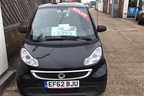 Used 12 Smart Fortwo Coupe Ef62bju 2dr Coupe 1 0 Passion Mhd On Finance In Wj King Trade Centre Dartford 64 Per Month No Deposit